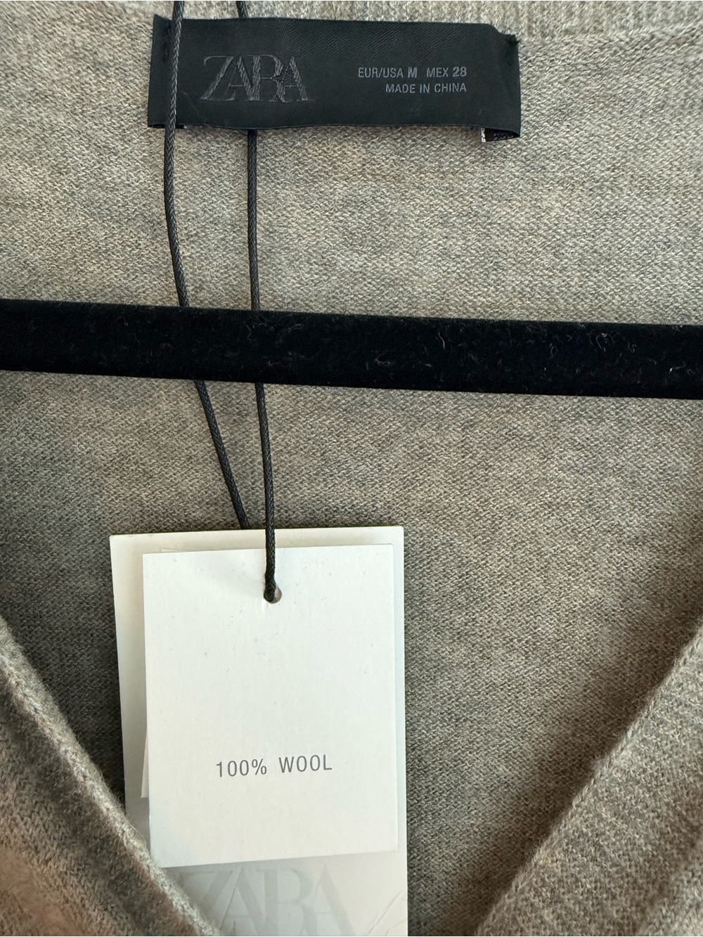 100% Wool Cardigan - Zara (M)